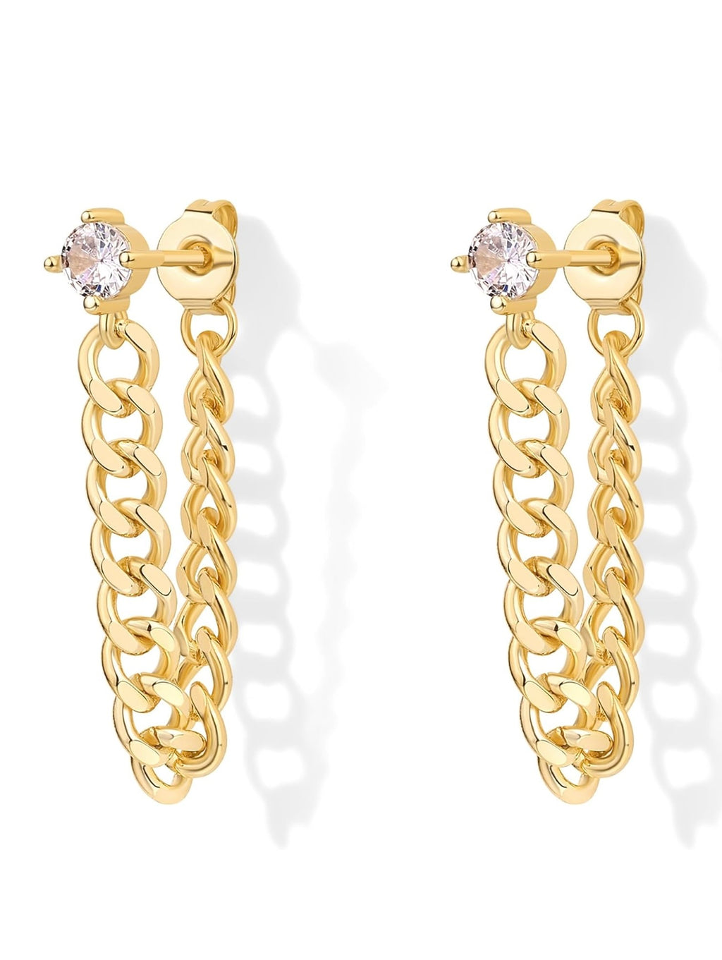 Pendientes de cadena colgante