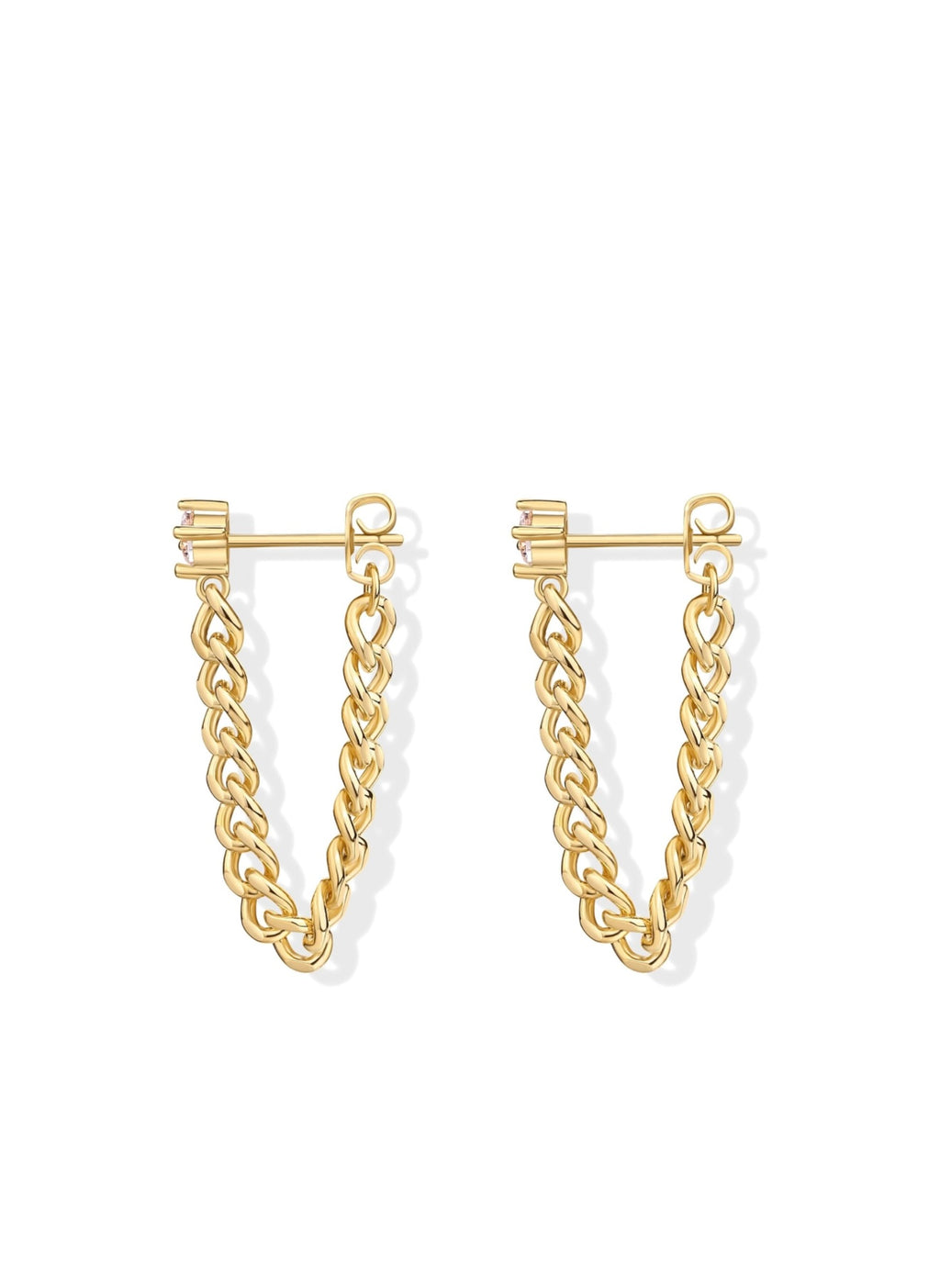 Pendientes de cadena colgante