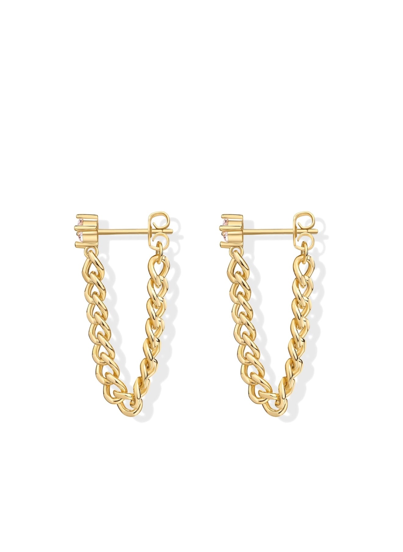 Pendientes de cadena colgante