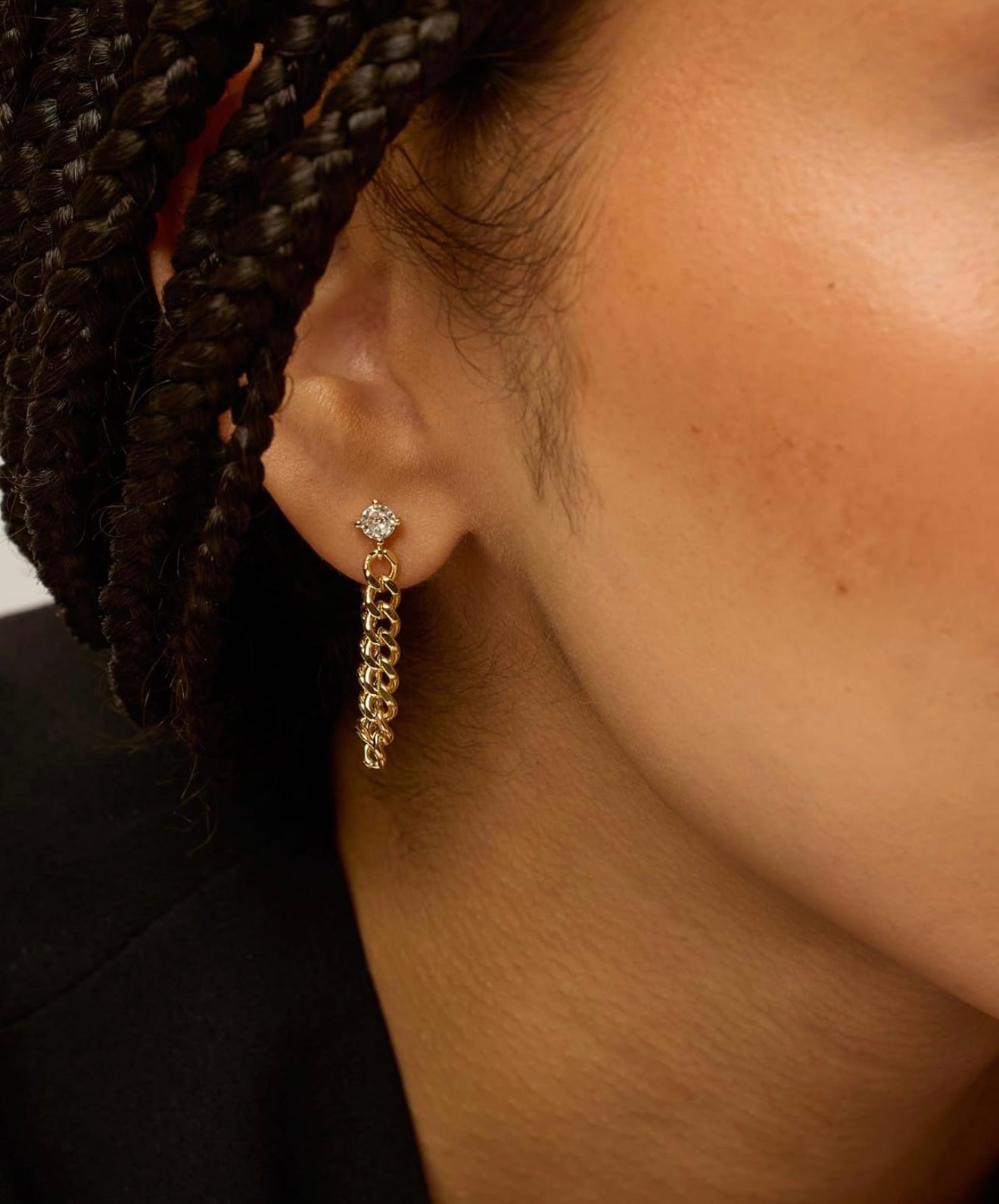 Pendientes de cadena colgante